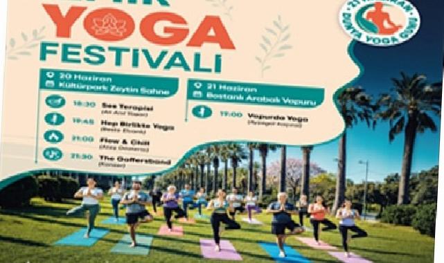 İzmir Yoga Şenliği için iki günlük renkli program