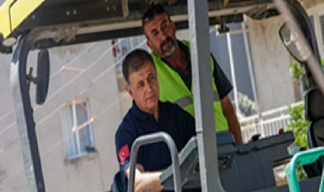 İzmir’in yollarında yoğun çalışma