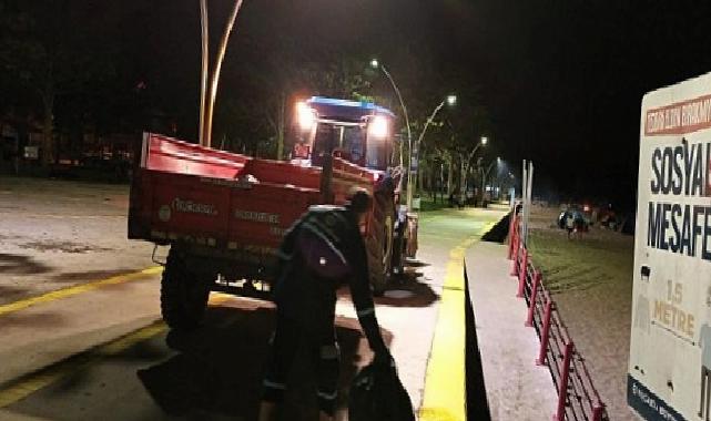 Kandıra kıyılarından 39 ton atık toplandı