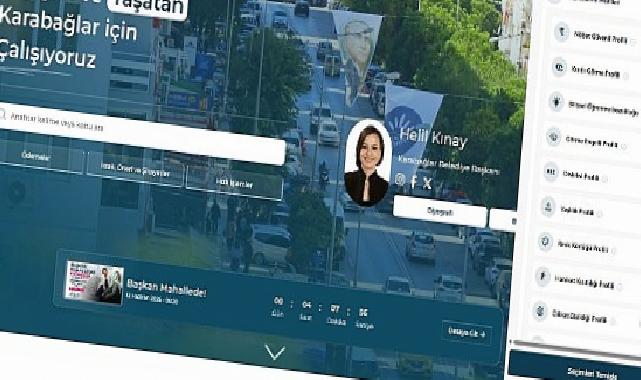 Karabağlar Belediyesi’nin Yeni Web Sitesi Hizmete Açıldı