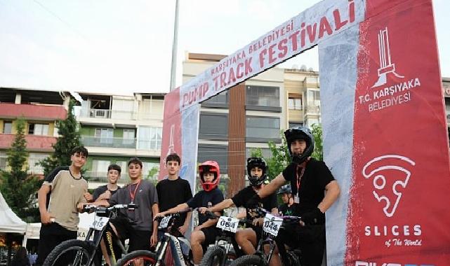 Karşıyaka Belediyesi’nden Türkiye’de bir birinci: Heyecan dolu pump track gece yarışı!