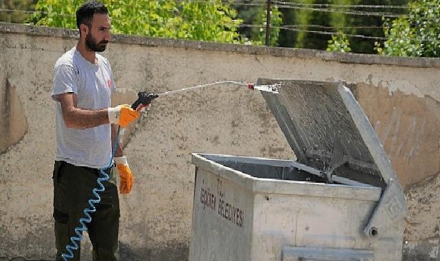 Keçiören’de Çöp Konteynerleri Tek Tek Yıkanıyor