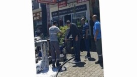 Kemer’de iş yeri yangını