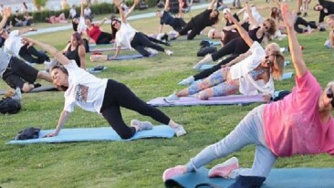 Konaklılar Kordon’da sporla buluştu