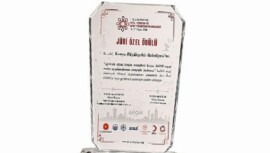 Konya AKOM’a Milletlerarası Kongreden Heyet Özel Mükafatı