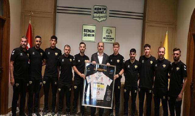 Konya Büyükşehir Bisiklet Grubu Lider Altay’ı Ziyaret Etti
