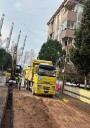 Körfez Mimar Sinan Mahallesi’nde Altyapı Çalışmalarında Sona Yaklaşıldı