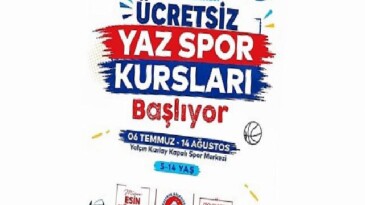 Maltepeli çocuklara spor dolu yaz tatili