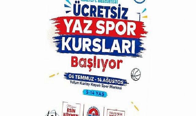 Maltepeli çocuklara spor dolu yaz tatili