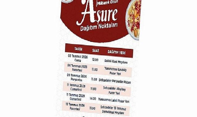 Manisa Büyükşehir’den 18 Bin 500 Kişilik Aşure İkramı