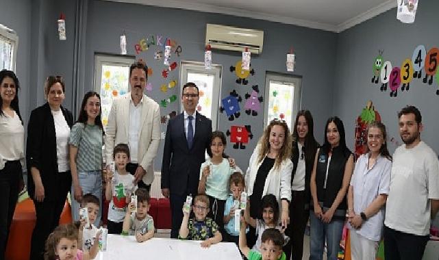 Nilüfer Belediyesi çocukların süt tüketimini destekliyor