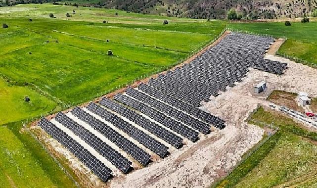 Özbelsan Güneş Güç Santrali hizmete açıldı