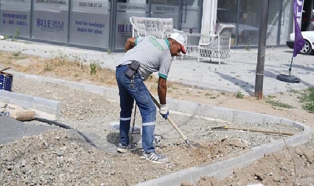 Park ve Bahçeler Müdürlüğü’nden İlçe Genelinde Ağır Çalışma