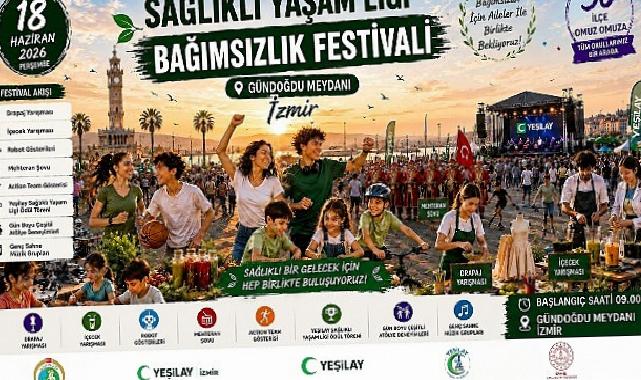 Sağlıklı Yaşam Ligi Projesi “İzmir Yeşilay Bağımsızlık Festivali” ile Taçlanıyor