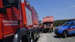 Urla Balıklova’da orman yangını alarmı
