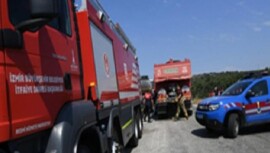 Urla Balıklova’da orman yangını alarmı