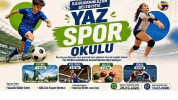 Yaz Spor Okulu Kayıtları Başladı