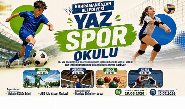 Yaz Spor Okulu Kayıtları Başladı
