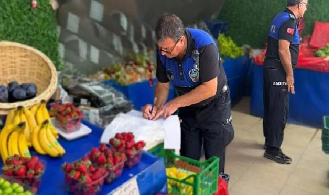 Zabıta Takımlarından Manavlara Kontrol