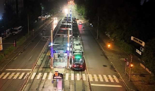 Akçaray’da çift dizi tramvayla yeni ulaşım dönemi