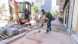 Alsancak sokakları yenilenmeye devam ediyor