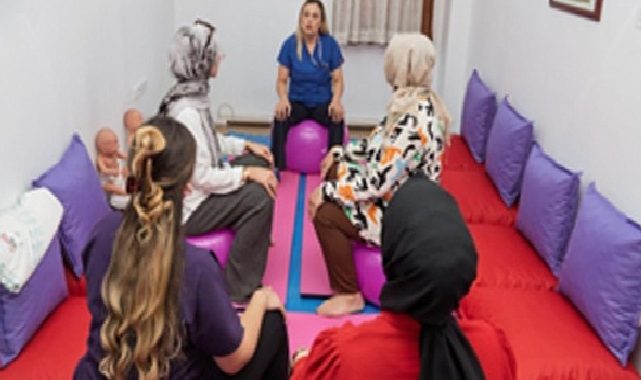 Annelere güvenli doğum dersi