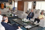 Başkan Topaloğlu, ATSO Başkanı Hacısüleyman ile bir araya geldi