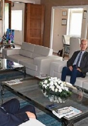 Başkan Topaloğlu, ATSO Başkanı Hacısüleyman ile bir araya geldi