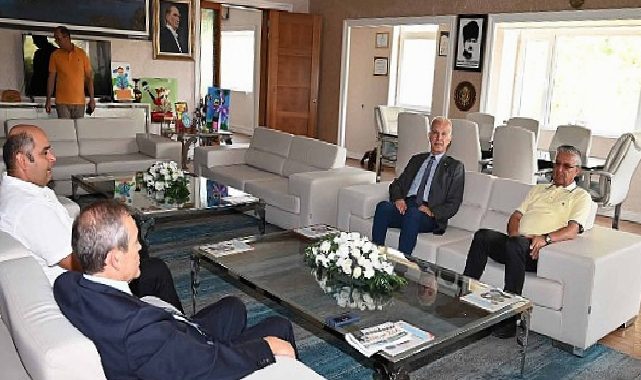 Başkan Topaloğlu, ATSO Başkanı Hacısüleyman ile bir araya geldi