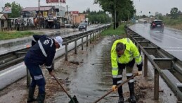 Büyükşehir kuvvetli sağanak imtihanını muvaffakiyetle geçti