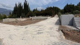 Büyükşehir takımlarından ilçe mezarlıklarında çalışma