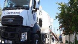 Didim Belediyesi’nin Yeni Beton Mikseri Misyon Başında