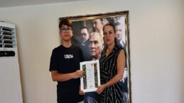 Efes Selçuk’un Gururu Emirhan Kaptan’a TEMA Vakfı Bağışıyla Tebrik