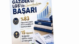 GAZİDEK öğrencilerinden LGS’de yüzde 83 muvaffakiyet