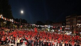 İnegöl 15 Temmuz’un 10’uncu Yılında Ulusal İrade İçin Tek Yürek Oldu