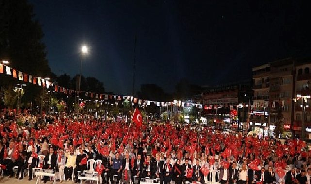 İnegöl 15 Temmuz’un 10’uncu Yılında Ulusal İrade İçin Tek Yürek Oldu