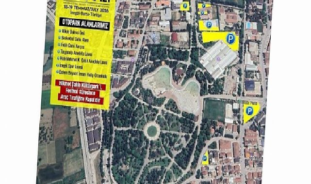 İnegöl Belediyesi’nden Şenlik Mühletince Otopark Düzenlemesi