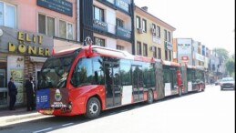 İnegöl’de Metrobüs İçin Test Sürüşü Yapıldı