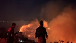 İzmir’in kuzeyinde orman yangını alarmı