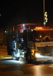 İzmit’te 9 bin metrekarelik yol çizgisi tamam