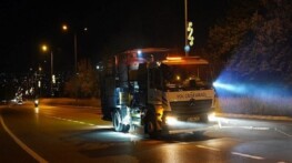 İzmit’te 9 bin metrekarelik yol çizgisi tamam