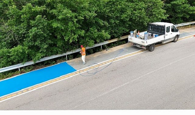 İzmit’te pedallar için inançlı çizgi: 7.200 m²’lik yeni yol
