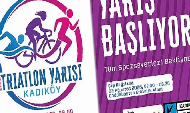 Kadıköy’de Sprint Triatlon İçin Geri Sayım Başladı