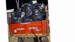Kandıra kıyılarından 64 tır çöp toplandı