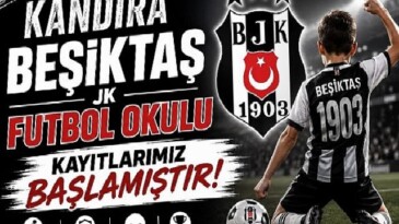 Kandıra’da Geleceğin Yıldızları Yetişiyor: Beşiktaş JK Futbol Okulu Kayıtları Başladı
