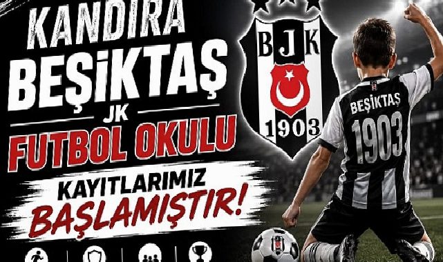 Kandıra’da Geleceğin Yıldızları Yetişiyor: Beşiktaş JK Futbol Okulu Kayıtları Başladı