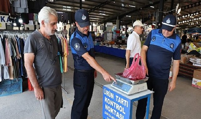 Kartepe’de Pazarlarda Zabıta Kontrolü Sürüyor