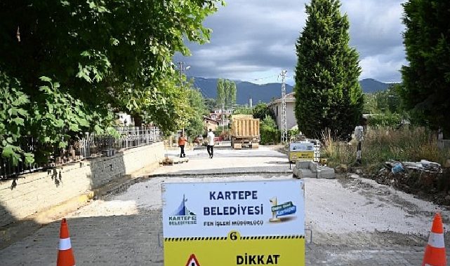 Kartepe’de Üstyapı Çalışmaları Aralıksız Sürüyor