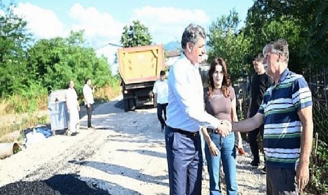 Kartepe’de Yol Seferberliği Sürüyor