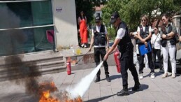 Keçiören Belediyesi İşçisine “Afet Farkındalık ve Yangınla Uğraş Eğitimi”